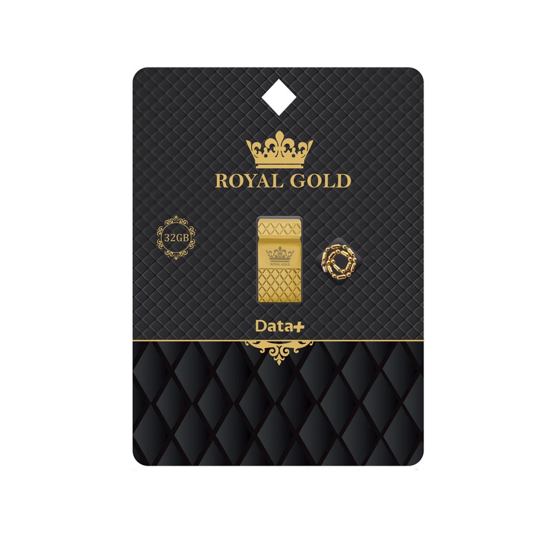 قیمت و خرید فلش مموری دیتا پلاس مدل Royal gold-U2 ظرفیت 64 گیگابایت
